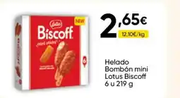 Cash FROIZ LOTUS BISCOFF Bombon Helado mini oferta