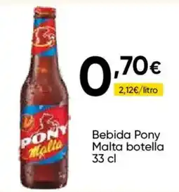 Cash FROIZ PONY Bebida Malta botella oferta