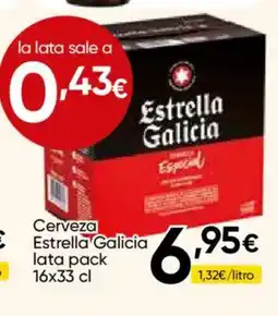 Cash FROIZ ESTRELLA GALICIA Cerveza lata oferta