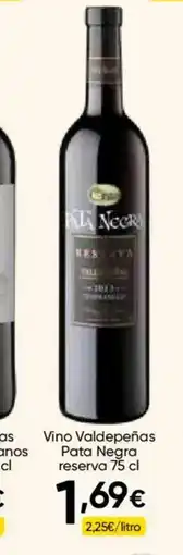 Cash FROIZ PATA NEGRA Vino Valdepeñas reserva oferta