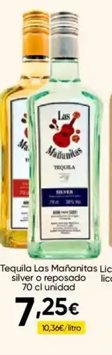 Cash FROIZ LA MAÑANITAS Tequila silver o reposado oferta
