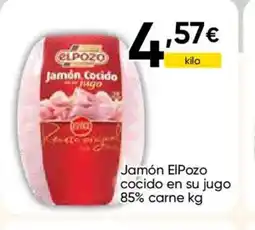 Cash FROIZ ELPOZO Jamón cocido en su jugo 85% carne oferta