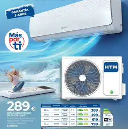 BigMat HTW Aire acondicionado split ix69 2,6 kw oferta