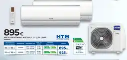 BigMat HTW Aire acondicionado multisplit 2x1 (2,6 +2,6 kw) oferta
