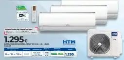 BigMat HTW Aire acondicionado multisplit 3x1 (2,6 +2,6 + 3,5 kw) oferta