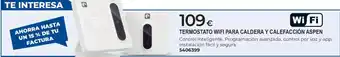 Termostato wifi para caldera y calefacción aspen