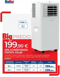 BigMat BIG MAT Aire acondicionado portatil polar oferta