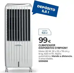 BigMat Climatizador evaporativo symphony oferta