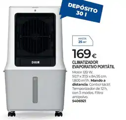 BigMat Climatizador evaporativo portátil oferta