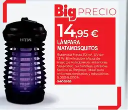 BigMat HTW Lámpara matamosquitos oferta