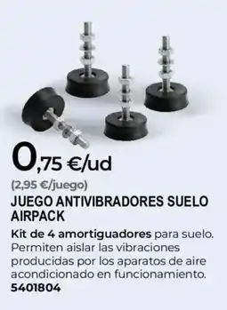 BigMat Juego antivibradores suelo airpack oferta