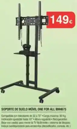Milar Soporte de suelo móvil one for all bm4673 oferta
