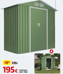 Bauhaus Caseta para jardín 'Visby' oferta