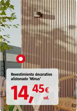 Bauhaus Revestimiento decorativo alistonado 'Minus' oferta