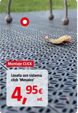 Bauhaus Loseta con sistema click 'Mosaico' oferta