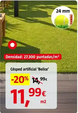 Bauhaus Césped artificial 'Belice' oferta