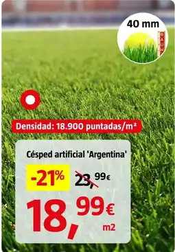 Bauhaus Césped artificial 'Argentina' oferta
