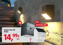 Bauhaus Aplique solar LED 'Rubix' oferta