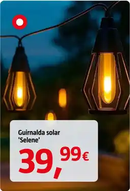 Bauhaus Guirnalda solar 'Selene' oferta