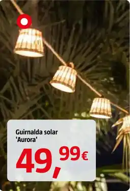 Bauhaus Guirnalda solar 'Aurora' oferta