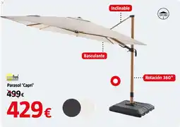 Bauhaus Parasol 'Capri' oferta