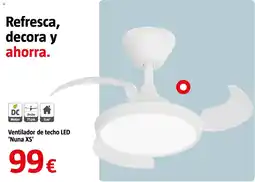 Bauhaus Ventilador de techo LED 'Nuna XS' oferta