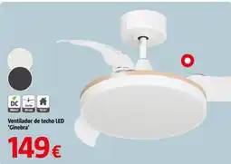 Bauhaus Ventilador de techo LED 'Ginebra' oferta