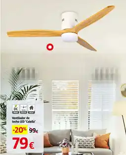 Bauhaus Ventilador de techo LED 'Calella' oferta