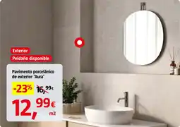 Bauhaus Pavimento porcelánico de exterior 'Aura' oferta