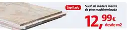Bauhaus Suelo de madera maciza de pino machihembrada oferta