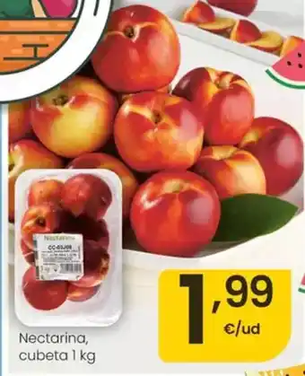 Eroski Nectarina cubeta oferta