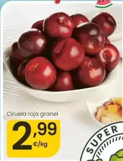 Eroski Ciruela roja granel oferta