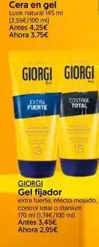 Hiper Usera Giorgi - gel fijador oferta