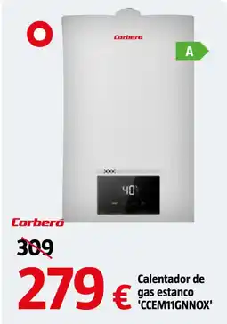 Bauhaus CORBERO Calentador de gas estanco 'CCEM11GNNOX' oferta