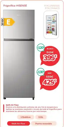 Mi electro HISENSE Frigorífico oferta