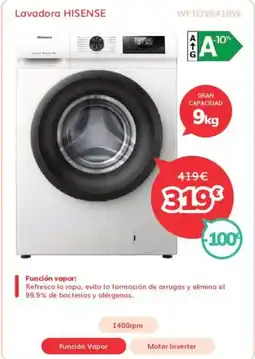 Mi electro HISENSE Lavadora oferta