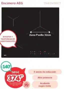 Mi electro AEG Encimera TN631V00CT oferta