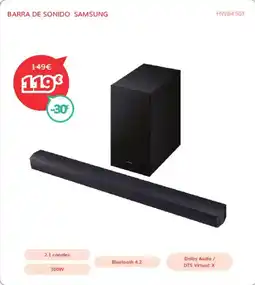 Mi electro SAMSUNG Barra de sonido hwb450f oferta