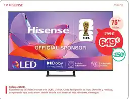 Mi electro HISENSE TV 75A7Q oferta