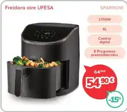 Mi electro UFESA Freidora aire sparrow oferta