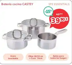 Mi electro CASTEY Batería cocina 5PZ ESSENTIALS oferta