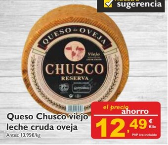 Cash Ecofamilia Queso Chusco Viejo Leche Cruda Oveja oferta