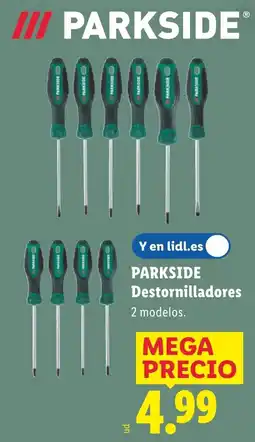 Lidl PARKSIDE Destornilladores oferta