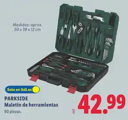 Lidl PARKSIDE Maletín de herramientas oferta