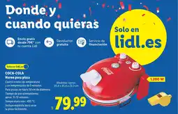 Lidl COCA-COLA Horno para pizza oferta