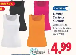 Lidl ESMARA Camiseta de canalé oferta
