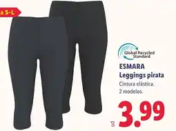 Lidl ESMARA Leggings pirata oferta
