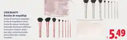 Lidl CIEN BEAUTY Brochas de maquillaje oferta