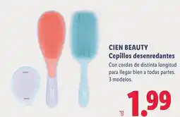 Lidl CIEN BEAUTY Cepillos desenredantes oferta