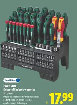 Lidl PARKSIDE Destornilladores y puntas oferta